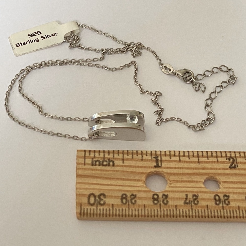 💎Real topaz stone 925 silver trending necklace - Picture 3 of 7